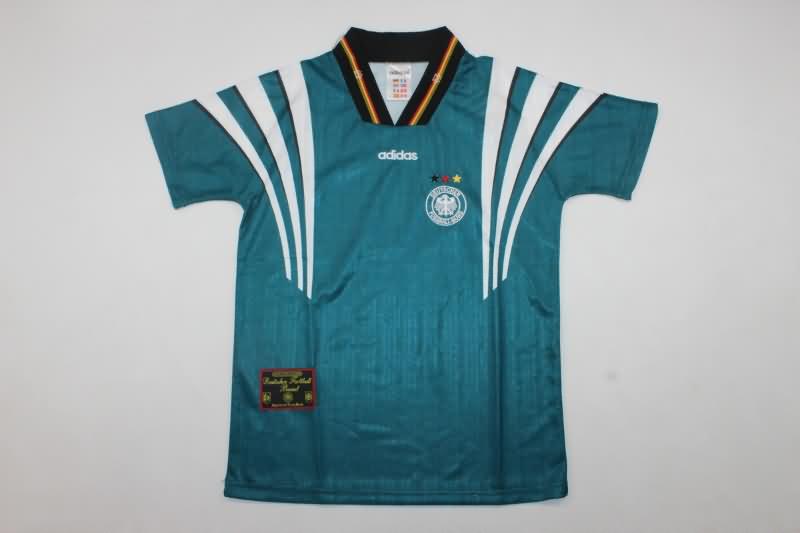 1996 Germany Away Kids Soccer Jersey And Shorts