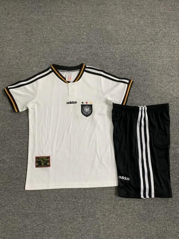 1996 Germany Home Kids Soccer Jersey And Shorts