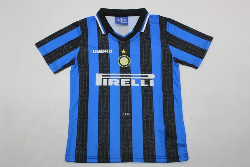 1997/98 Inter Milan Home Kids Soccer Jersey And Shorts