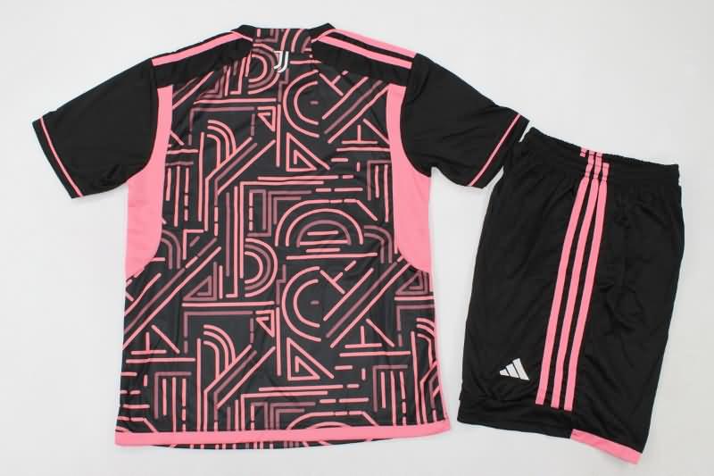 23/24 Juventus Special Kids Soccer Jersey And Shorts