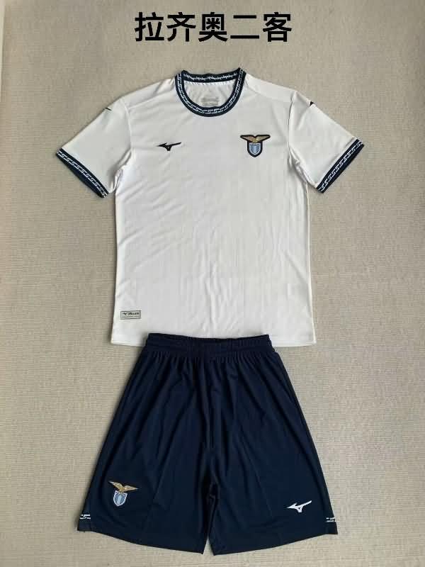 23/24 Lazio Third Kids Soccer Jersey And Shorts