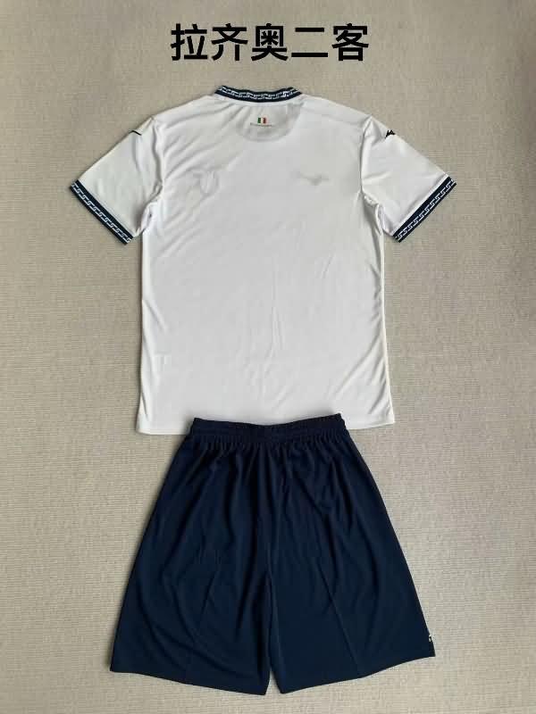 23/24 Lazio Third Kids Soccer Jersey And Shorts