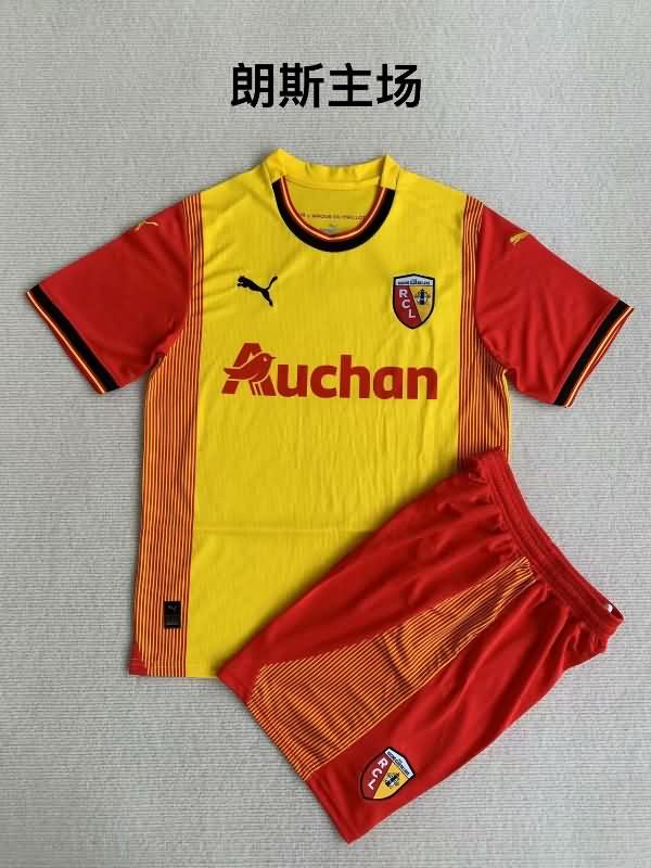 23/24 Lens Home Kids Soccer Jersey And Shorts