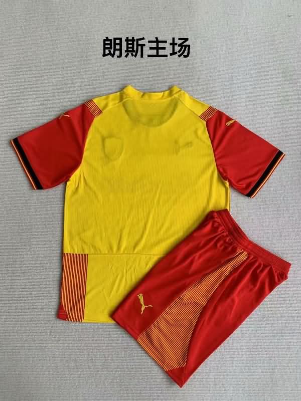 23/24 Lens Home Kids Soccer Jersey And Shorts