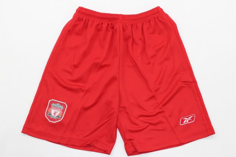 2004/05 Liverpool Home Final Kids Soccer Jersey And Shorts