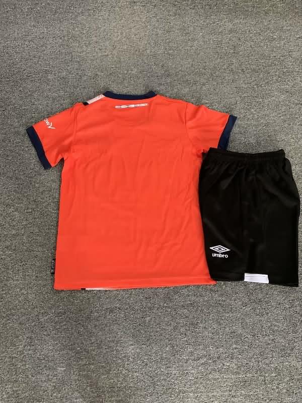 23/24 Luton Home Kids Soccer Jersey And Shorts