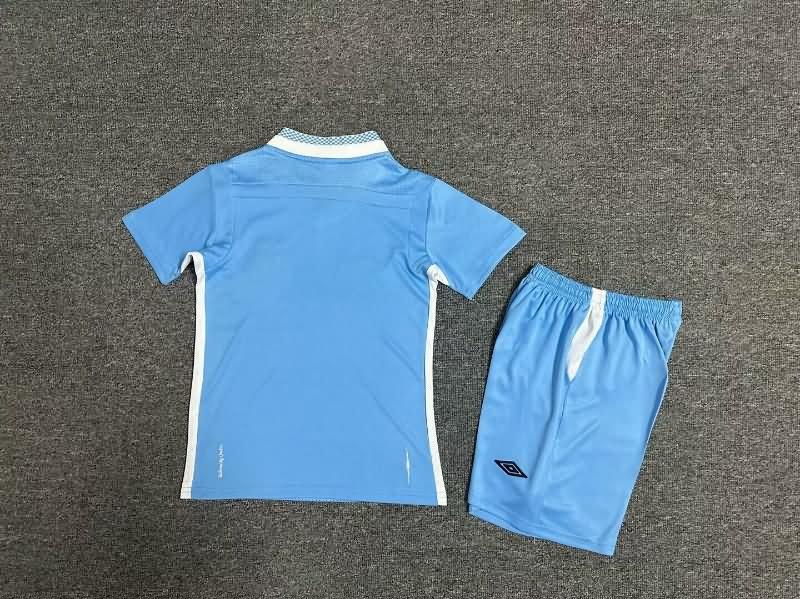 2011/12 Manchester City Home Kids Soccer Jersey And Shorts
