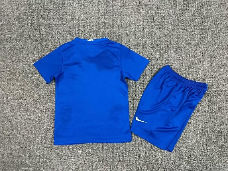2008/09 Manchester United Third Kids Soccer Jersey And Shorts