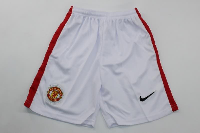 2009/10 Manchester United Home Kids Soccer Jersey And Shorts