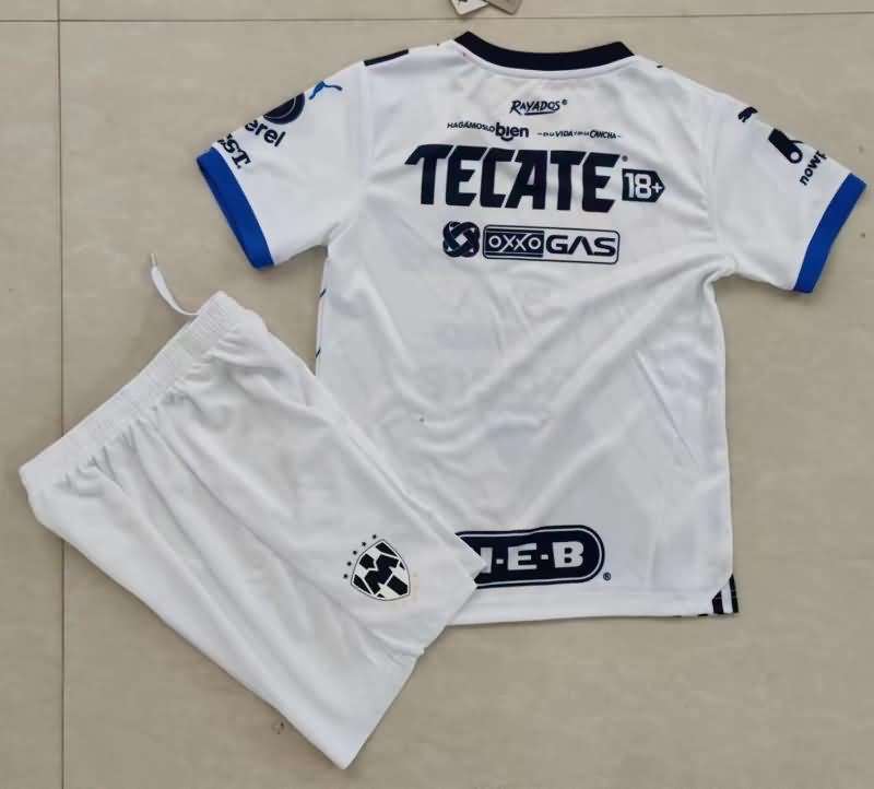 23/24 Monterrey Away Kids Soccer Jersey And Shorts