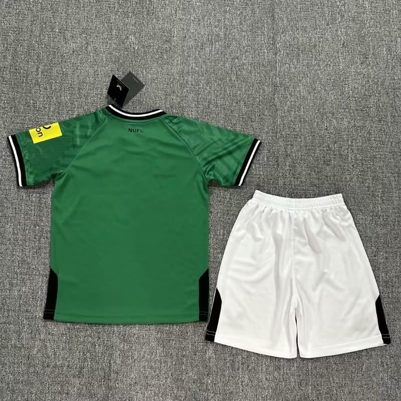 23/24 Newcastle United Away Kids Soccer Jersey And Shorts