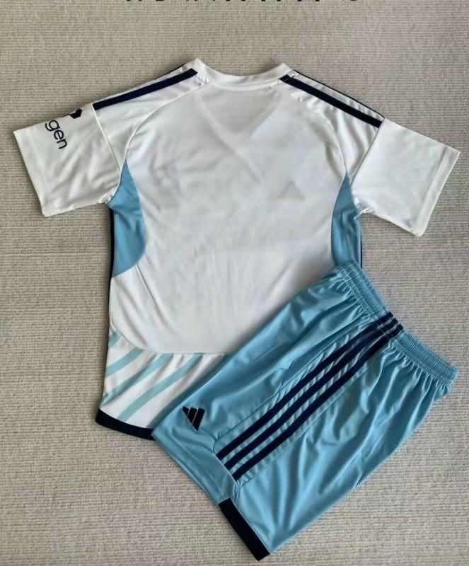 23/24 Nottingham Forest Away Kids Soccer Jersey And Shorts