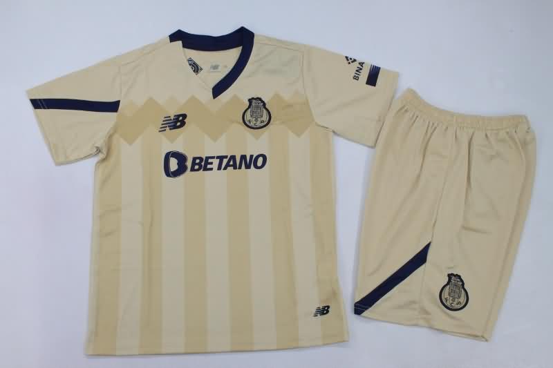 23/24 Porto Away Kids Soccer Jersey And Shorts
