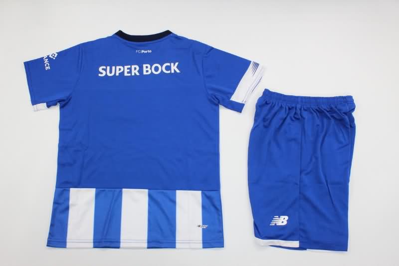 23/24 Porto Home Kids Soccer Jersey And Shorts