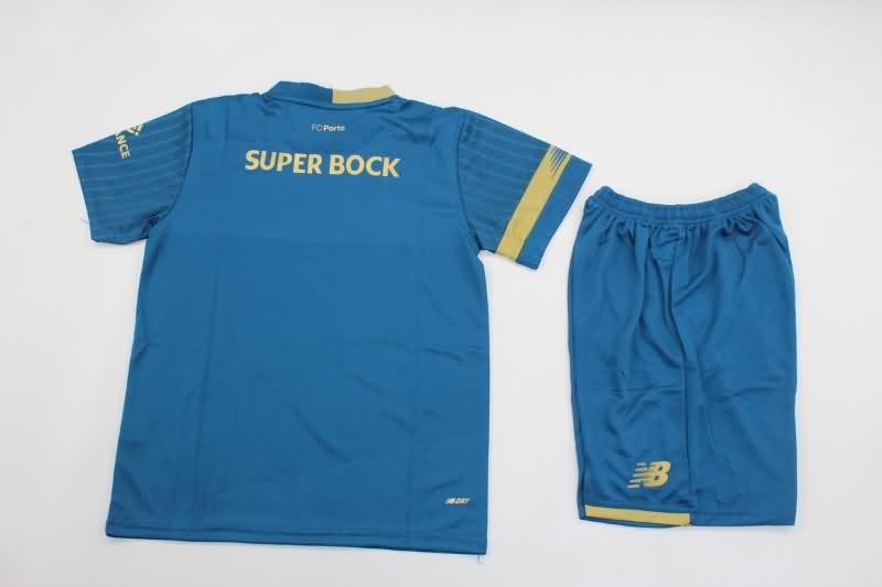 23/24 Porto Third Kids Soccer Jersey And Shorts