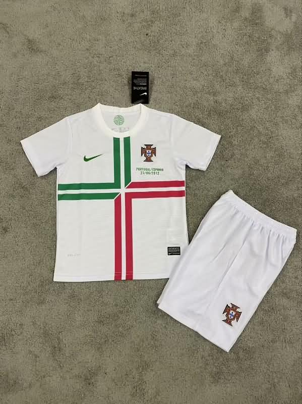 2012 Portugal Away Kids Soccer Jersey And Shorts