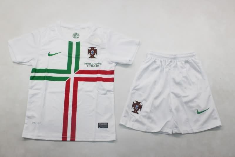 2012 Portugal Away Kids Soccer Jersey And Shorts