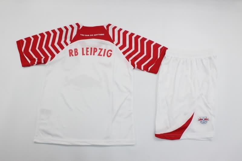 23/24 RB Leipzig Home Kids Soccer Jersey And Shorts