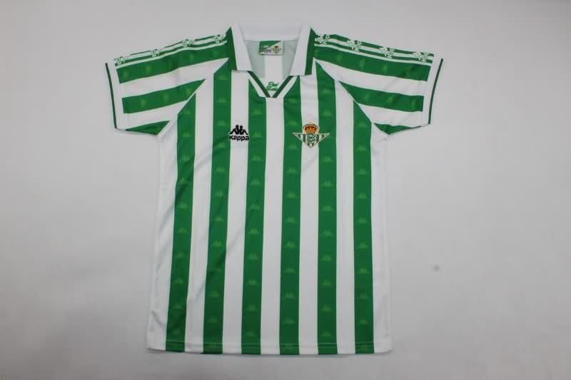 1995/97 Real Betis Home Kids Soccer Jersey And Shorts