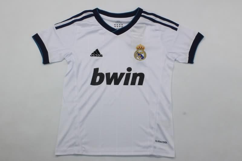 12/13 Real Madrid Home Kids Soccer Jersey And Shorts