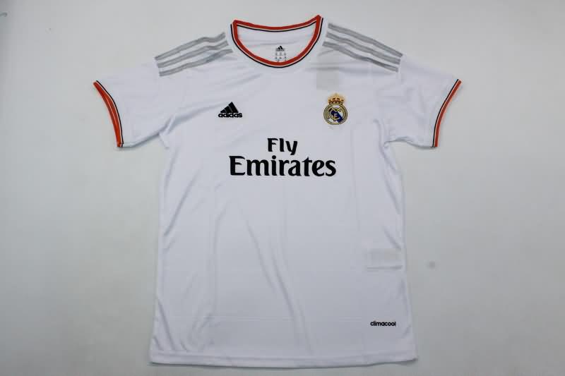 13/14 Real Madrid Home Kids Soccer Jersey And Shorts