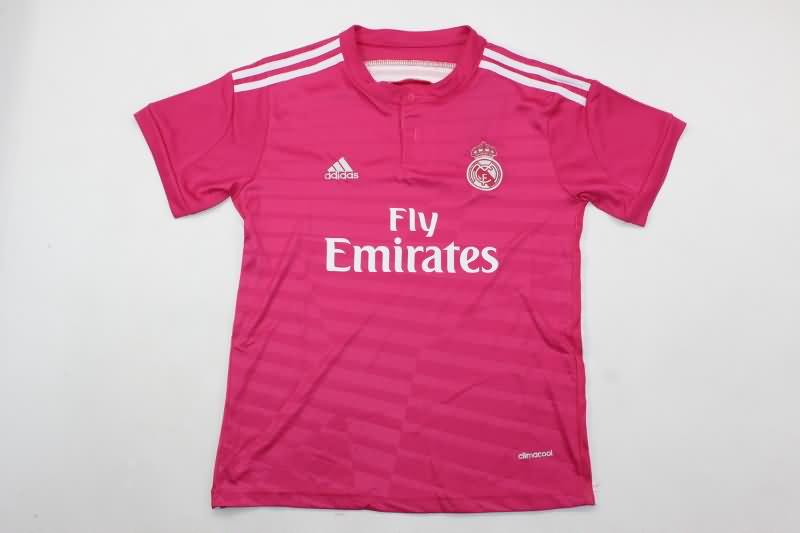 14/15 Real Madrid Away Kids Soccer Jersey And Shorts