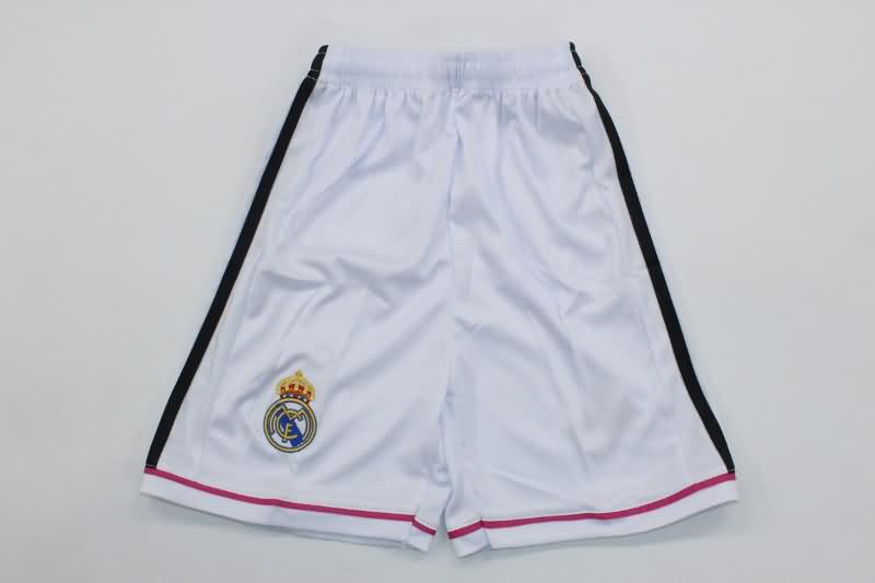 14/15 Real Madrid Home Kids Soccer Jersey And Shorts