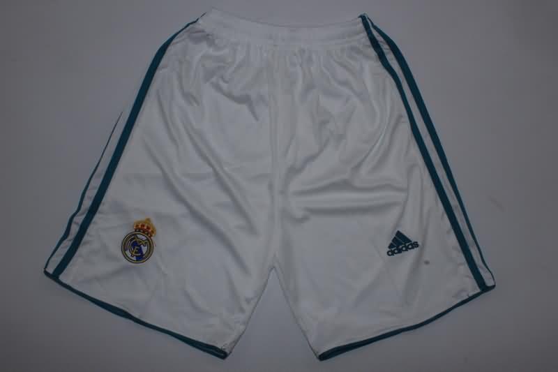 17/18 Real Madrid Home Kids Soccer Jersey And Shorts