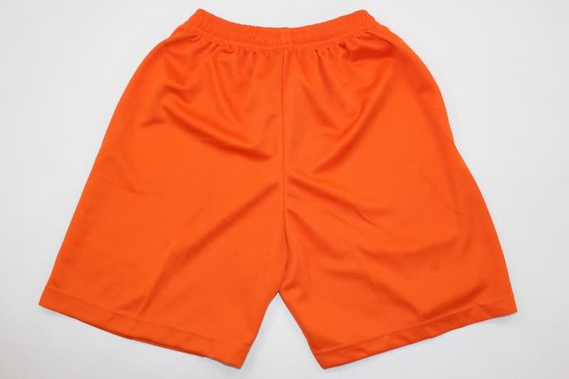 23/24 Real Madrid Fourth Orange Kids Soccer Jersey And Shorts