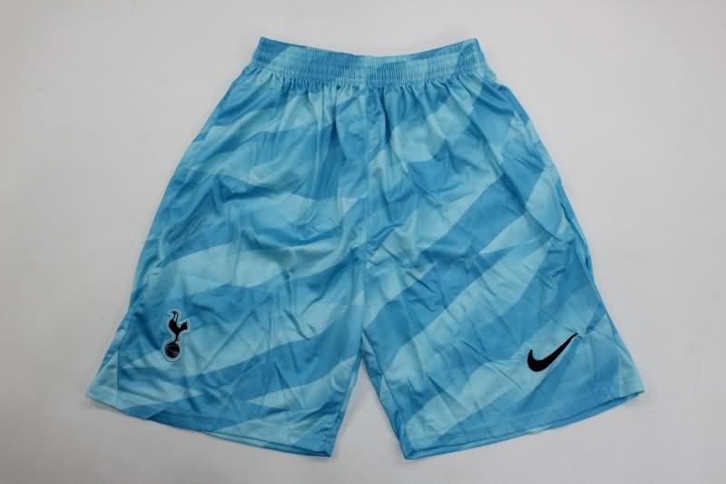 23/24 Tottenham Hotspur Goalkeeper Blue Kids Soccer Jersey And Shorts