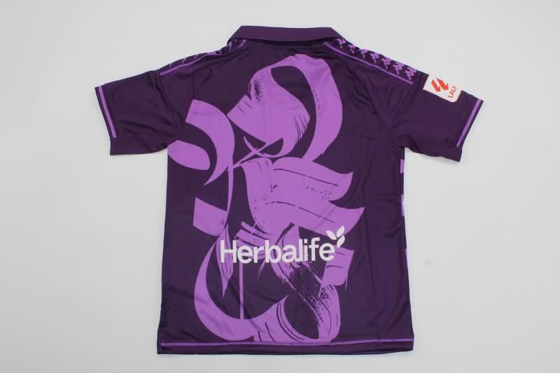 23/24 Valladolid Away Kids Soccer Jersey And Shorts