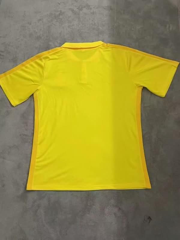 Thailand Quality(AAA) 23/24 Al Nassr FC Yellow Polo Soccer T-Shirt