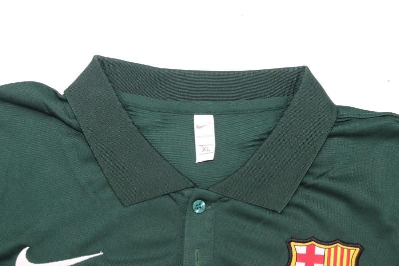 Thailand Quality(AAA) 23/24 Barcelona Green Polo Soccer T-Shirt
