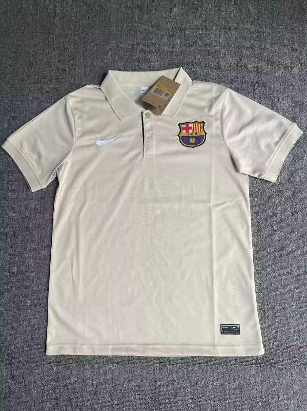 Thailand Quality(AAA) 23/24 Barcelona Grey Polo Soccer T-Shirt