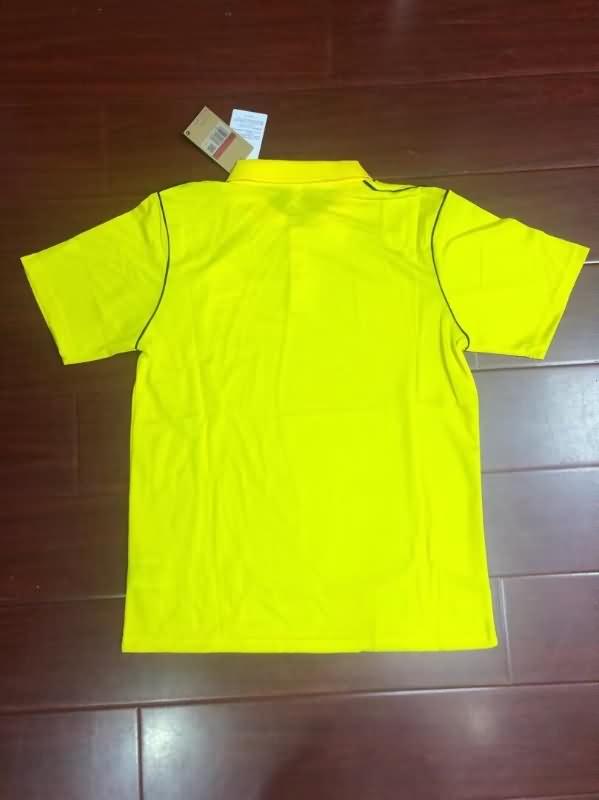 Thailand Quality(AAA) 23/24 Ittihad Yellow Polo Soccer T-Shirt