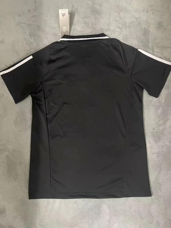 Thailand Quality(AAA) 23/24 Juventus Black Polo Soccer T-Shirt