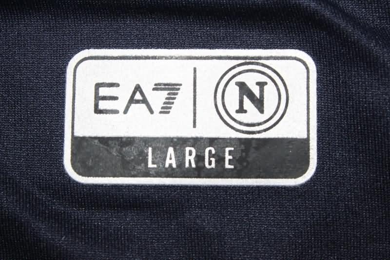 Thailand Quality(AAA) 23/24 Napoli Dark Blue Polo Soccer T-Shirt