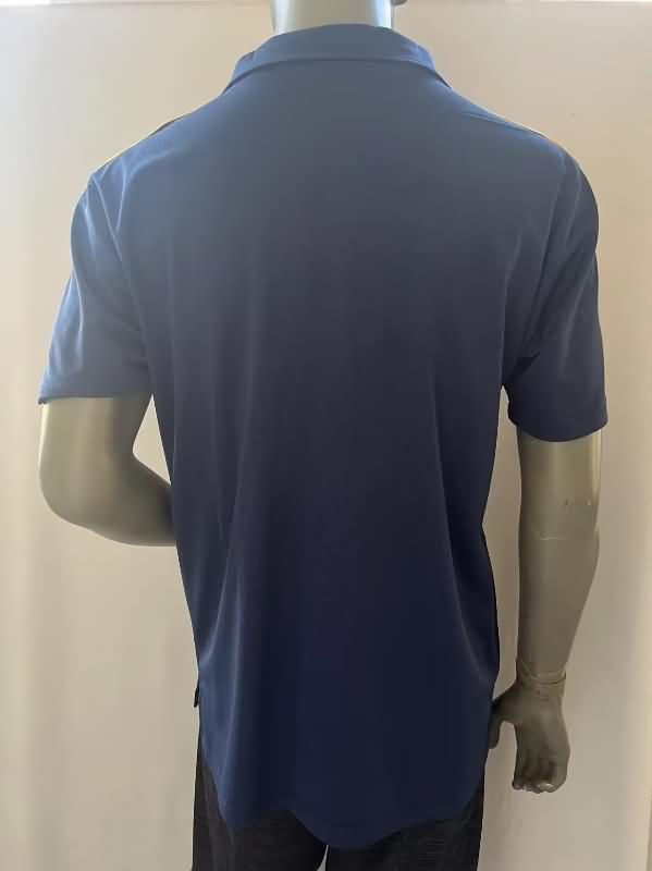 Thailand Quality(AAA) 23/24 Tigres UANL Dark Blue Polo Soccer T-Shirt