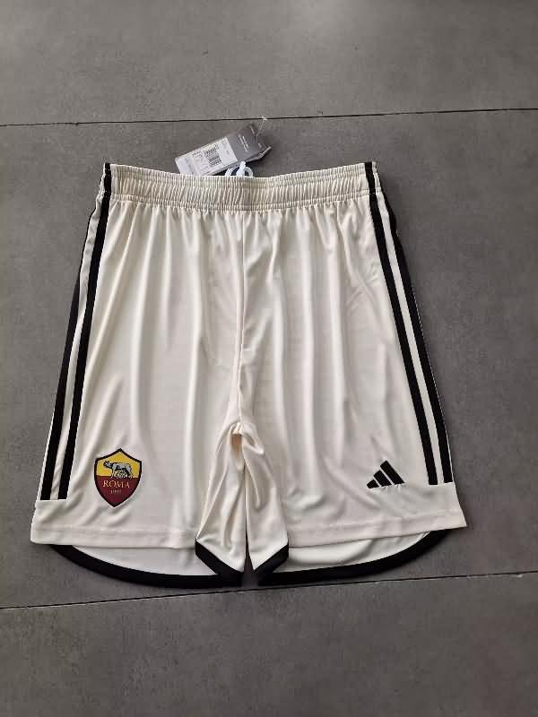 Thailand Quality(AAA) 23/24 AS Roma Away Soccer Shorts