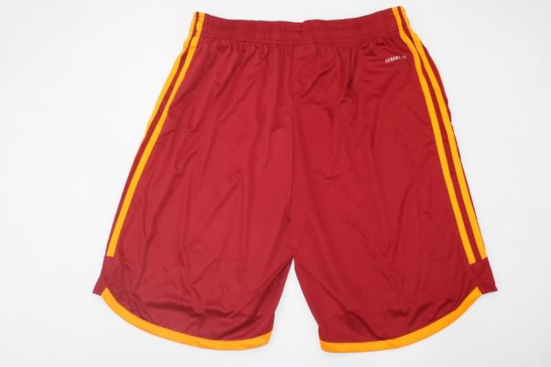 Thailand Quality(AAA) 23/24 AS Roma Home Soccer Shorts