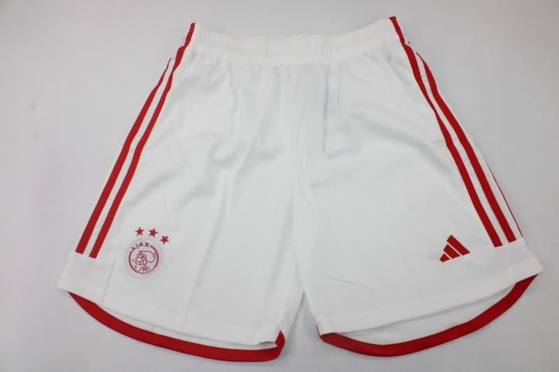 Thailand Quality(AAA) 23/24 Ajax Home Soccer Shorts