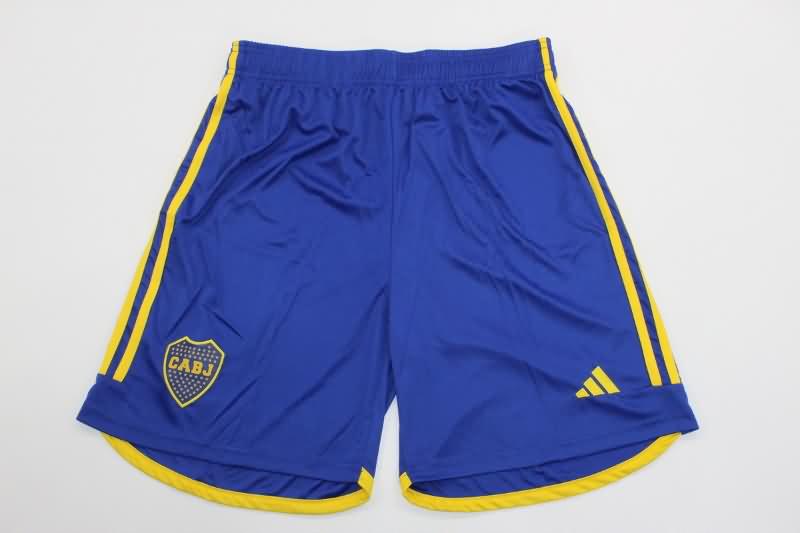 Thailand Quality(AAA) 2023 Boca Juniors Home Soccer Shorts
