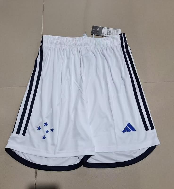 Thailand Quality(AAA) 2023 Cruzeiro Away Soccer Shorts