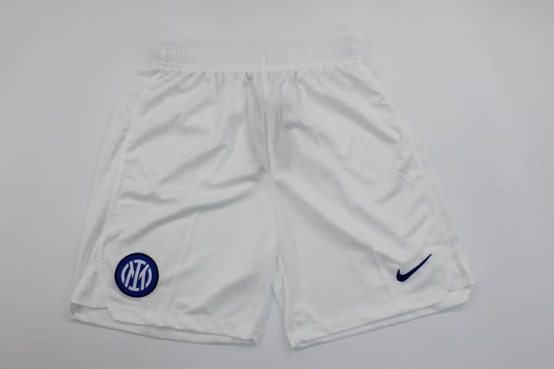 Thailand Quality(AAA) 23/24 Inter Milan Away Soccer Shorts
