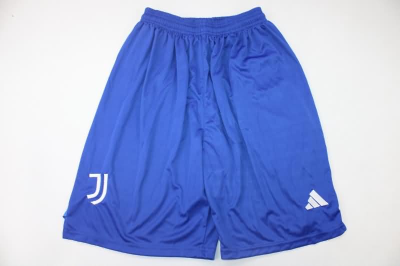 Thailand Quality(AAA) 23/24 Juventus Goalkeeper Blue Soccer Shorts