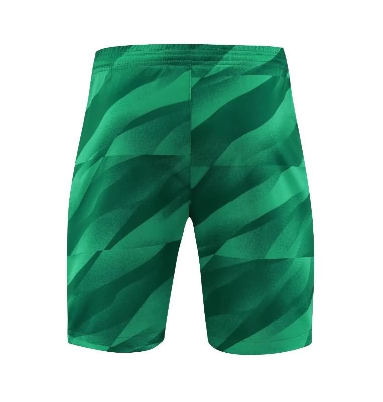 Thailand Quality(AAA) 23/24 Liverpool Goalkeeper Green Soccer Shorts