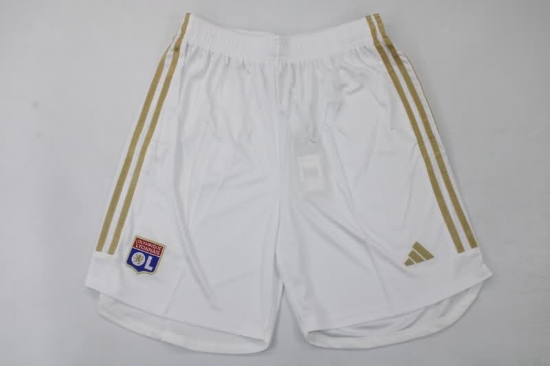 Thailand Quality(AAA) 23/24 Lyon Home Soccer Shorts