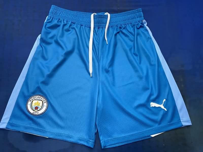 Thailand Quality(AAA) 23/24 Manchester City Blue Soccer Shorts