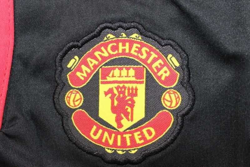 Thailand Quality(AAA) 23/24 Manchester United Black Soccer Shorts
