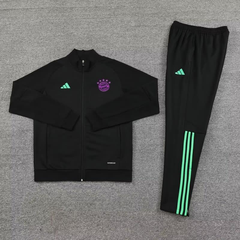 Thailand Quality(AAA) 23/24 Bayern Munich Black Soccer Tracksuit